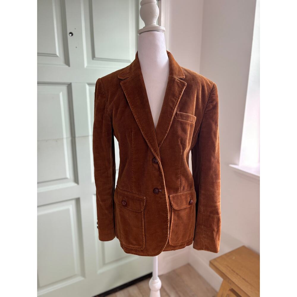 Vintage Corduroy Blazer Brown | The Villager Jacket | Suede Elbow Patches
